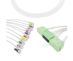 A2024-EE0 Nihon Kohden Compatibile ECG Cavo 40P Connettore 20KΩ IEC Clip