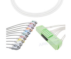 A2024-EE1 Nihon Kohden Compatibile ECG Cavo 40P Connettore 20KΩ AHA Clip