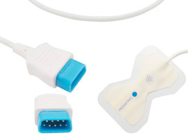 A2520-SP01 Datex Ohmeda Compatibile Pediatrico Usa E Getta SpO2 Sensore con 50 centimetri DB-9pin