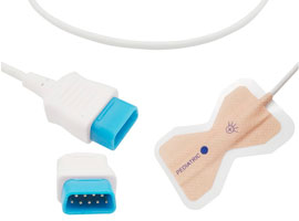 A2520-SP03 Datex Ohmeda Compatibile Pediatrico Usa E Getta SpO2 Sensore con 50 centimetri DB-9pin