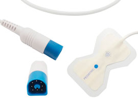 A0816-SP01 Philips Compatibile Pediatrico Usa E Getta SpO2 Sensore con 50 centimetri Cavo 8pin