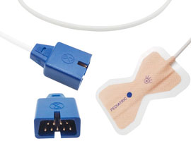 A1418-SP03M Nellcor Compatibile Pediatrico Usa E Getta SpO2 Sensore con 50 centimetri Cavo OxiMax DB