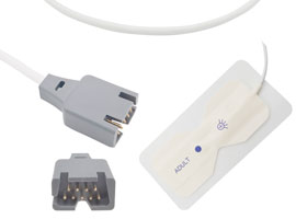 A1315-SA01M Masimo Compatibile Adulto Usa E Getta SpO2 Sensore con 50 centimetri LNCS Connettore Mas