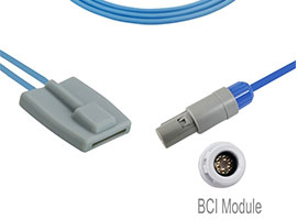 A1318-SP129PU Mindray Compatibile Pediatrico Morbido SpO2 Sensore con Cavo di 260 centimetri 6-pin