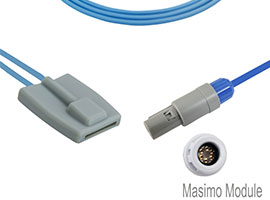 A1315-SP129PU Mindray Compatibile Pediatrico Morbido SpO2 Sensore con Cavo di 260 centimetri 6-pin