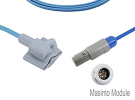 A1315-SI129PU Mindray Compatibile Infantile Morbido SpO2 Sensore con Cavo di 260 centimetri 6-pin
