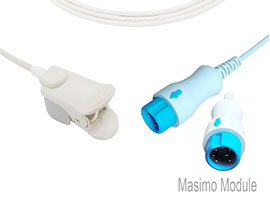 A1315-SP140PV Mindray Compatibile Dito Pediatrico Sensore Della Clip con Cavo di 300 centimetri Roto