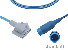 A1315-SI105PU Mindray Compatibile Infantile Morbido SpO2 Sensore con Cavo di 300 centimetri Rotondo